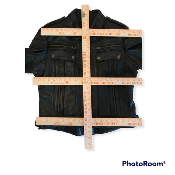 Women's 40 Harley-Davidson Vintage Leather Jacket No Liner - Picture 8 of 8